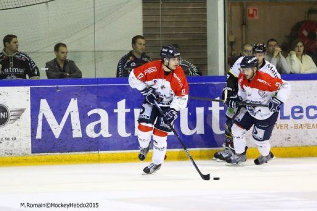 Photo hockey match Rouen - Angers  le 10/11/2015