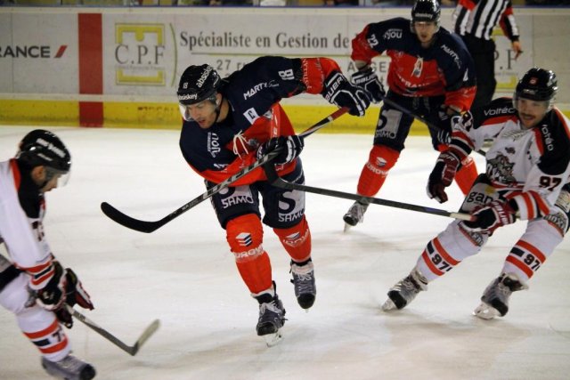 Photo hockey match Angers  - Bordeaux le 17/11/2015