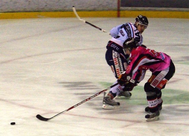 Photo hockey match Amiens  - Angers  le 17/01/2009