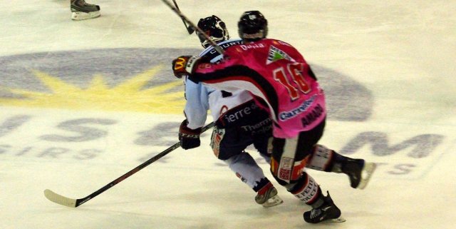 Photo hockey match Amiens  - Angers  le 17/01/2009