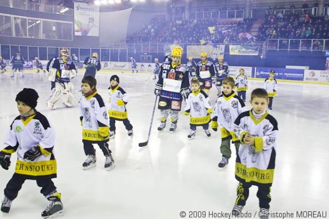 Photo hockey match Strasbourg  - Chamonix  le 17/01/2009