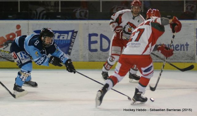 Photo hockey match Tours  - Courbevoie  le 21/11/2015