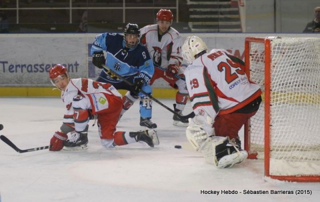 Photo hockey match Tours  - Courbevoie  le 21/11/2015