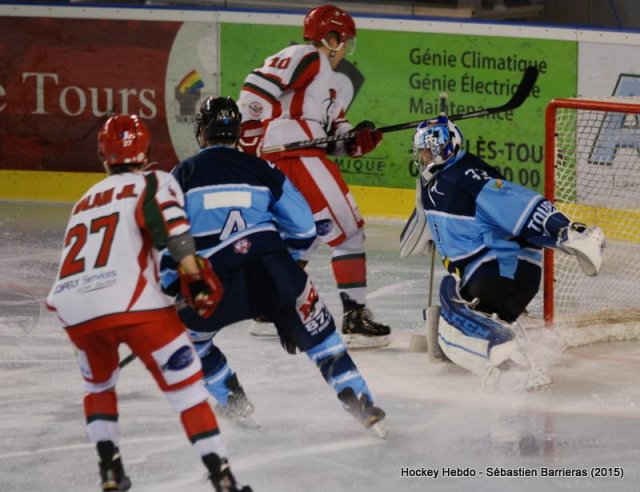 Photo hockey match Tours  - Courbevoie  le 21/11/2015