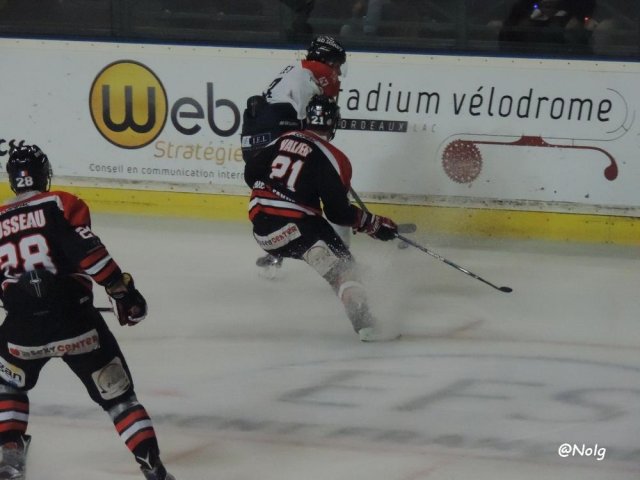 Photo hockey match Bordeaux - Angers  le 21/11/2015