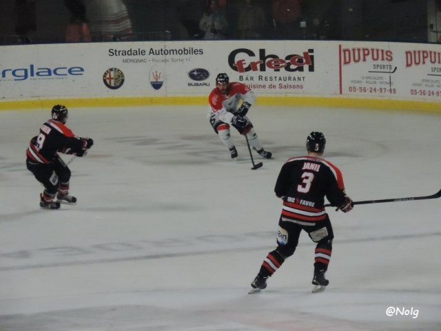 Photo hockey match Bordeaux - Angers  le 21/11/2015