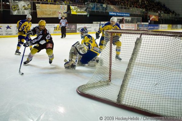 Photo hockey match Strasbourg  - Chamonix  le 17/01/2009