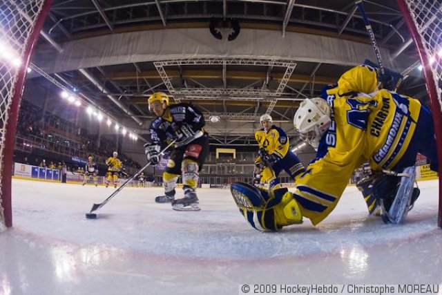 Photo hockey match Strasbourg  - Chamonix  le 17/01/2009
