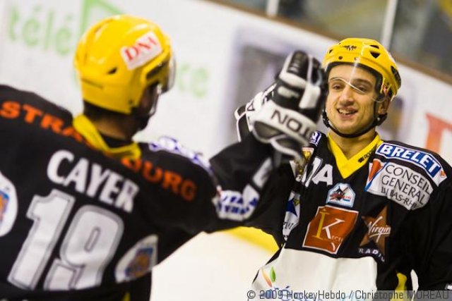 Photo hockey match Strasbourg  - Chamonix  le 17/01/2009