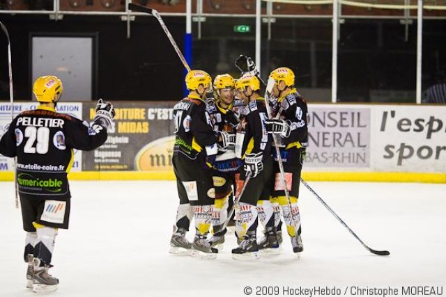 Photo hockey match Strasbourg  - Chamonix  le 17/01/2009