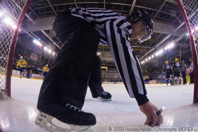 Photo hockey match Strasbourg  - Chamonix  le 17/01/2009