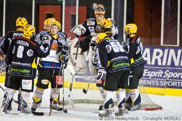 Photo hockey match Strasbourg  - Chamonix  le 17/01/2009