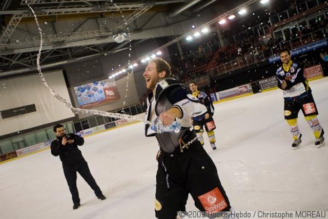 Photo hockey match Strasbourg  - Chamonix  le 17/01/2009