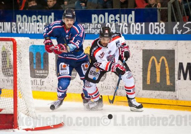 Photo hockey match Grenoble  - Bordeaux le 27/11/2015