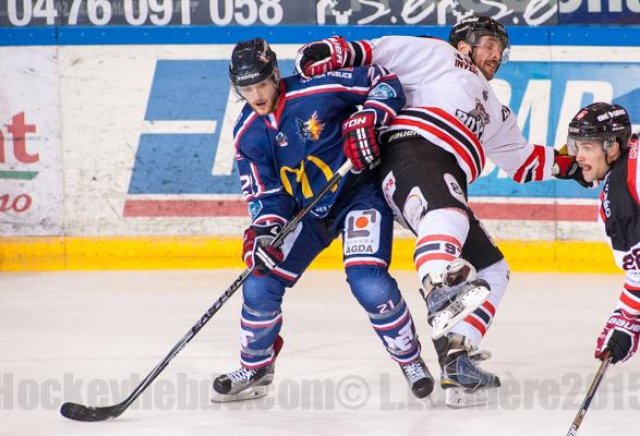 Photo hockey match Grenoble  - Bordeaux le 27/11/2015