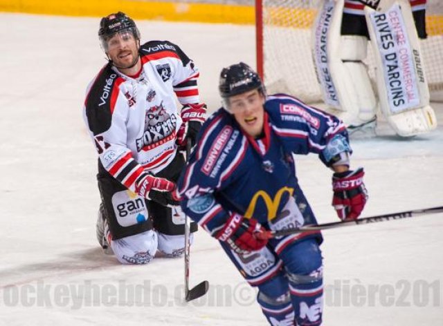 Photo hockey match Grenoble  - Bordeaux le 27/11/2015