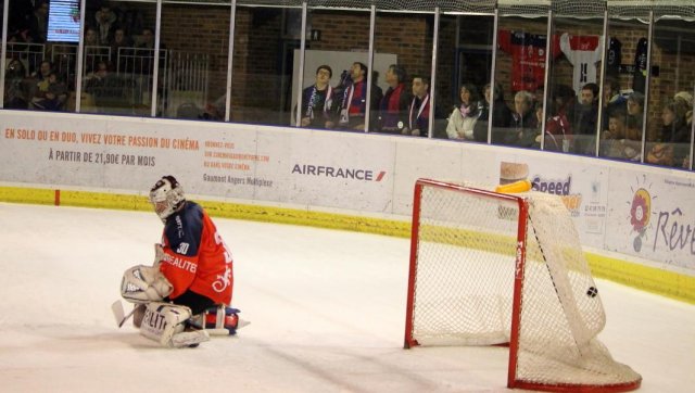 Photo hockey match Angers  - Epinal  le 27/11/2015