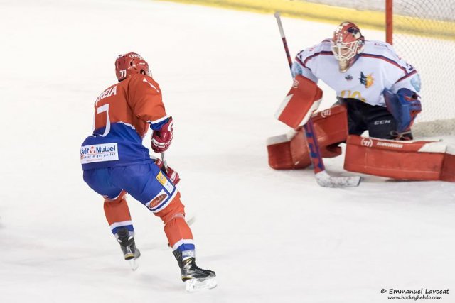 Photo hockey match Lyon - Grenoble  le 29/11/2015