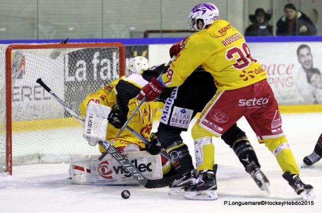 Photo hockey match Rouen - Dijon  le 29/11/2015