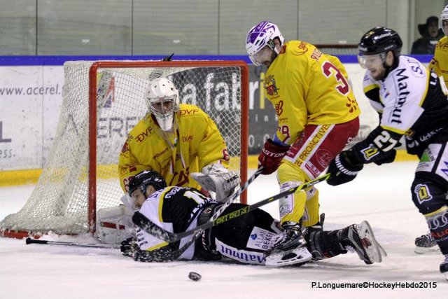 Photo hockey match Rouen - Dijon  le 29/11/2015