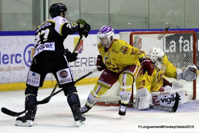 Photo hockey match Rouen - Dijon  le 29/11/2015