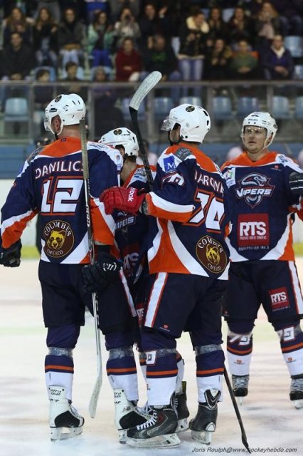 Photo hockey match Montpellier  - Annecy II le 28/11/2015