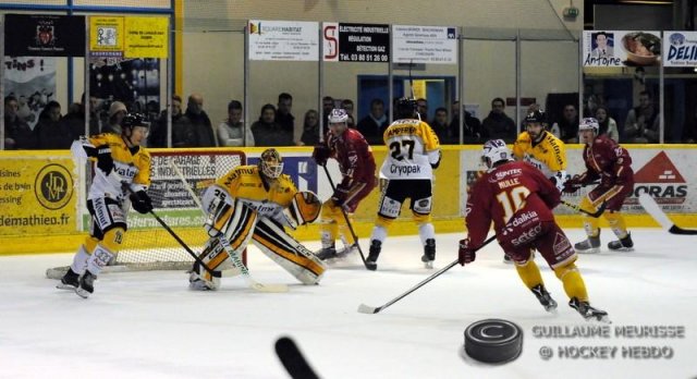 Photo hockey match Dijon  - Rouen le 01/12/2015