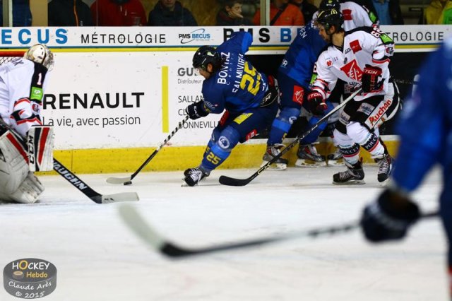 Photo hockey match Chamonix  - Amiens  le 04/12/2015