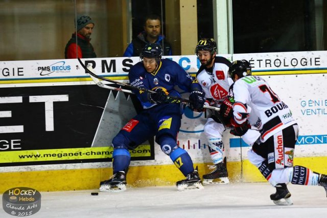 Photo hockey match Chamonix  - Amiens  le 04/12/2015