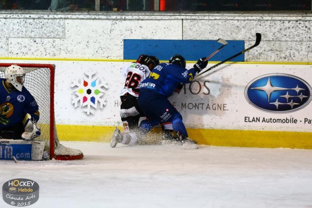 Photo hockey match Chamonix  - Amiens  le 04/12/2015