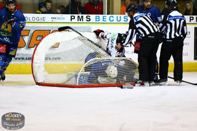 Photo hockey match Chamonix  - Amiens  le 04/12/2015