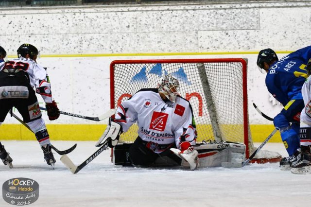 Photo hockey match Chamonix  - Amiens  le 04/12/2015
