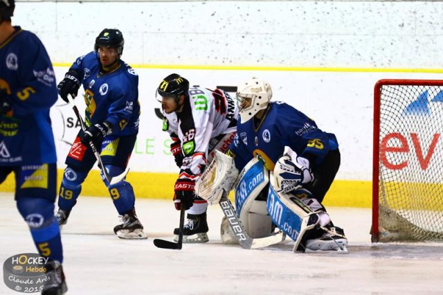 Photo hockey match Chamonix  - Amiens  le 04/12/2015