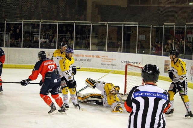 Photo hockey match Angers  - Rouen le 04/12/2015