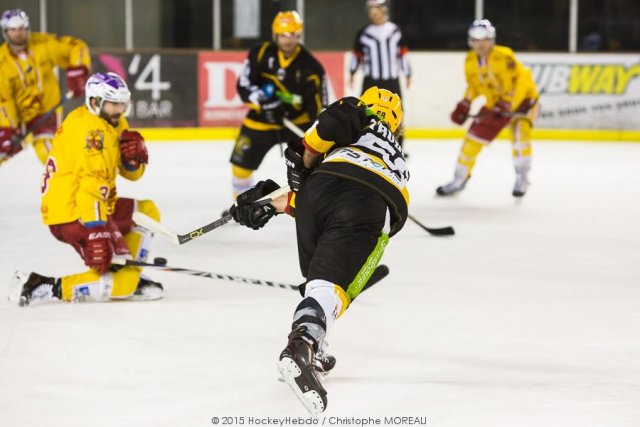 Photo hockey match Strasbourg  - Dijon  le 04/12/2015