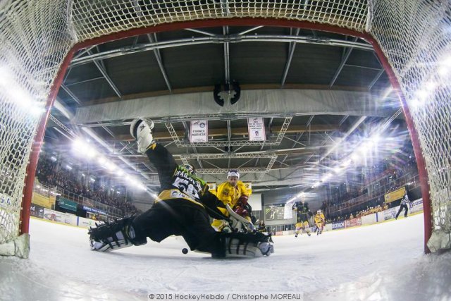 Photo hockey match Strasbourg  - Dijon  le 04/12/2015