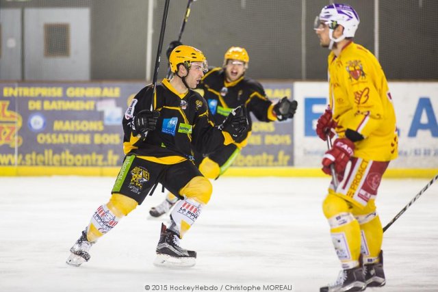 Photo hockey match Strasbourg  - Dijon  le 04/12/2015