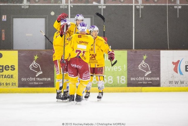 Photo hockey match Strasbourg  - Dijon  le 04/12/2015