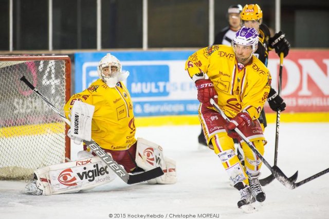Photo hockey match Strasbourg  - Dijon  le 04/12/2015