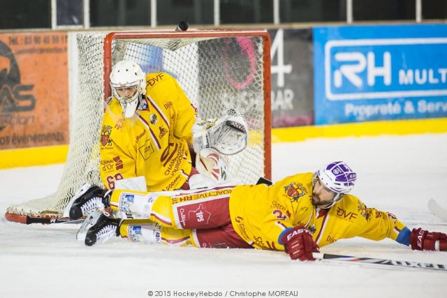 Photo hockey match Strasbourg  - Dijon  le 04/12/2015