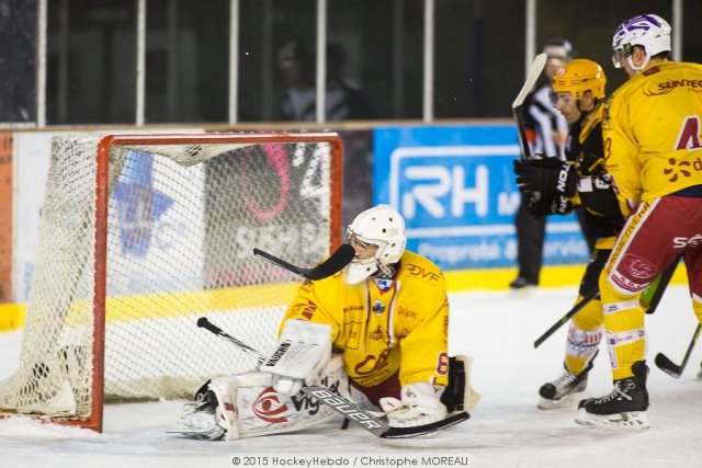Photo hockey match Strasbourg  - Dijon  le 04/12/2015
