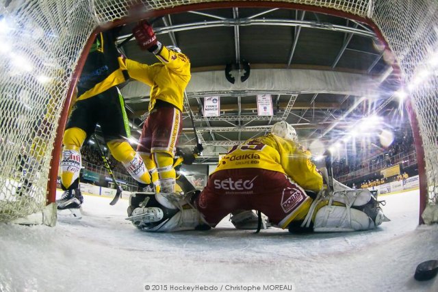 Photo hockey match Strasbourg  - Dijon  le 04/12/2015
