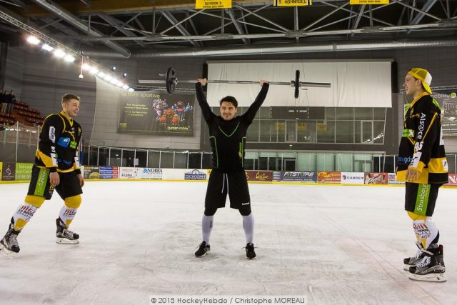 Photo hockey match Strasbourg  - Dijon  le 04/12/2015
