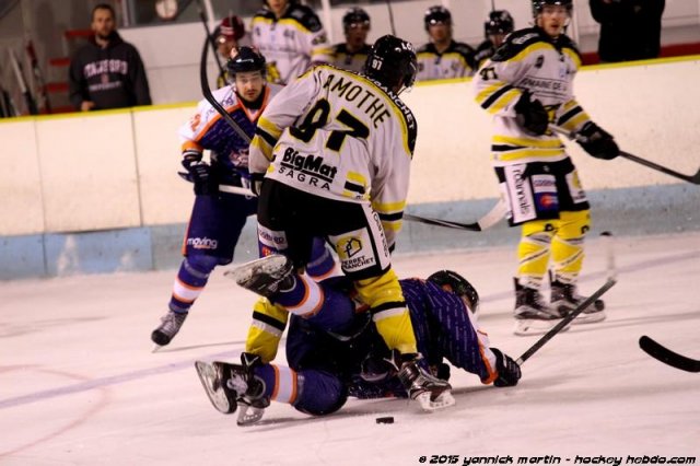 Photo hockey match Clermont-Ferrand - Roanne le 05/12/2015
