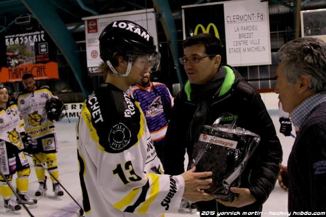 Photo hockey match Clermont-Ferrand - Roanne le 05/12/2015