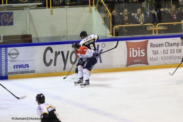 Photo hockey match Rouen - Angers  le 08/12/2015