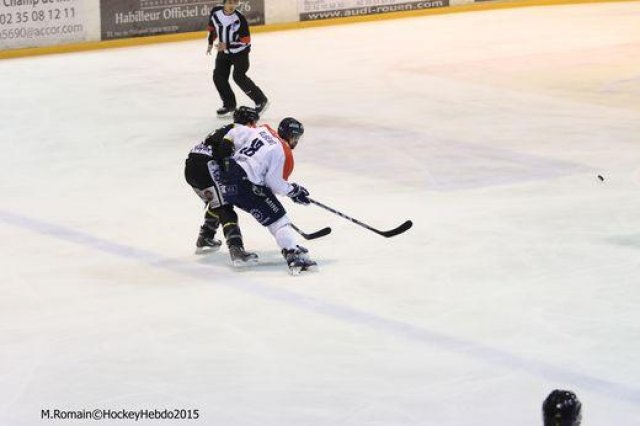 Photo hockey match Rouen - Angers  le 08/12/2015