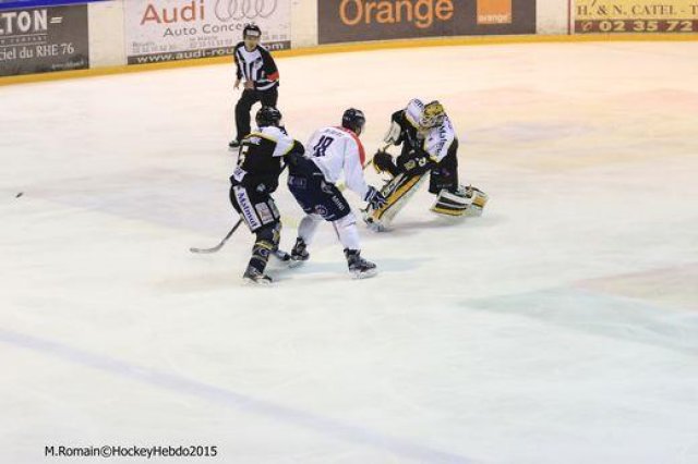 Photo hockey match Rouen - Angers  le 08/12/2015