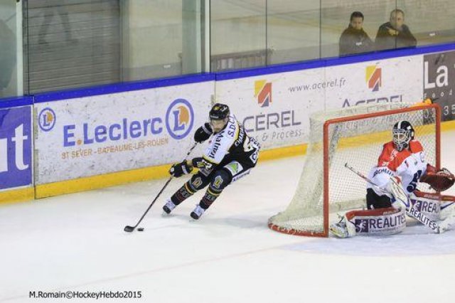 Photo hockey match Rouen - Angers  le 08/12/2015