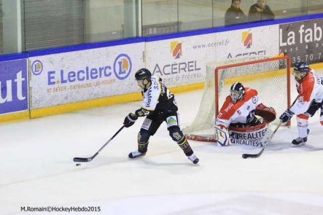 Photo hockey match Rouen - Angers  le 08/12/2015